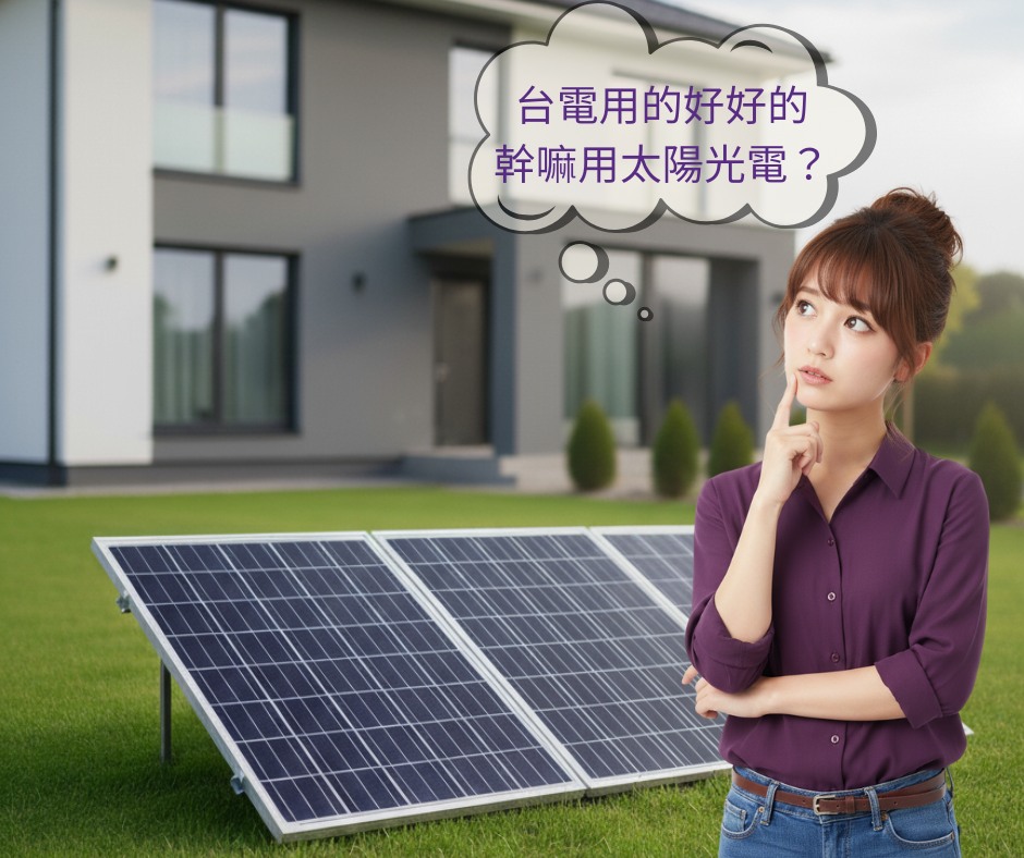 為什麼用太陽光電
